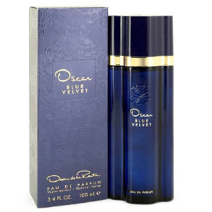 Oscar de la Renta Blue Velvet