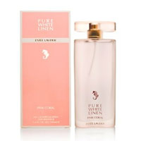 White Linen Pink Coral