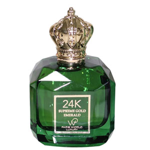 Paris World Luxury 24K Supreme Gold Emerald